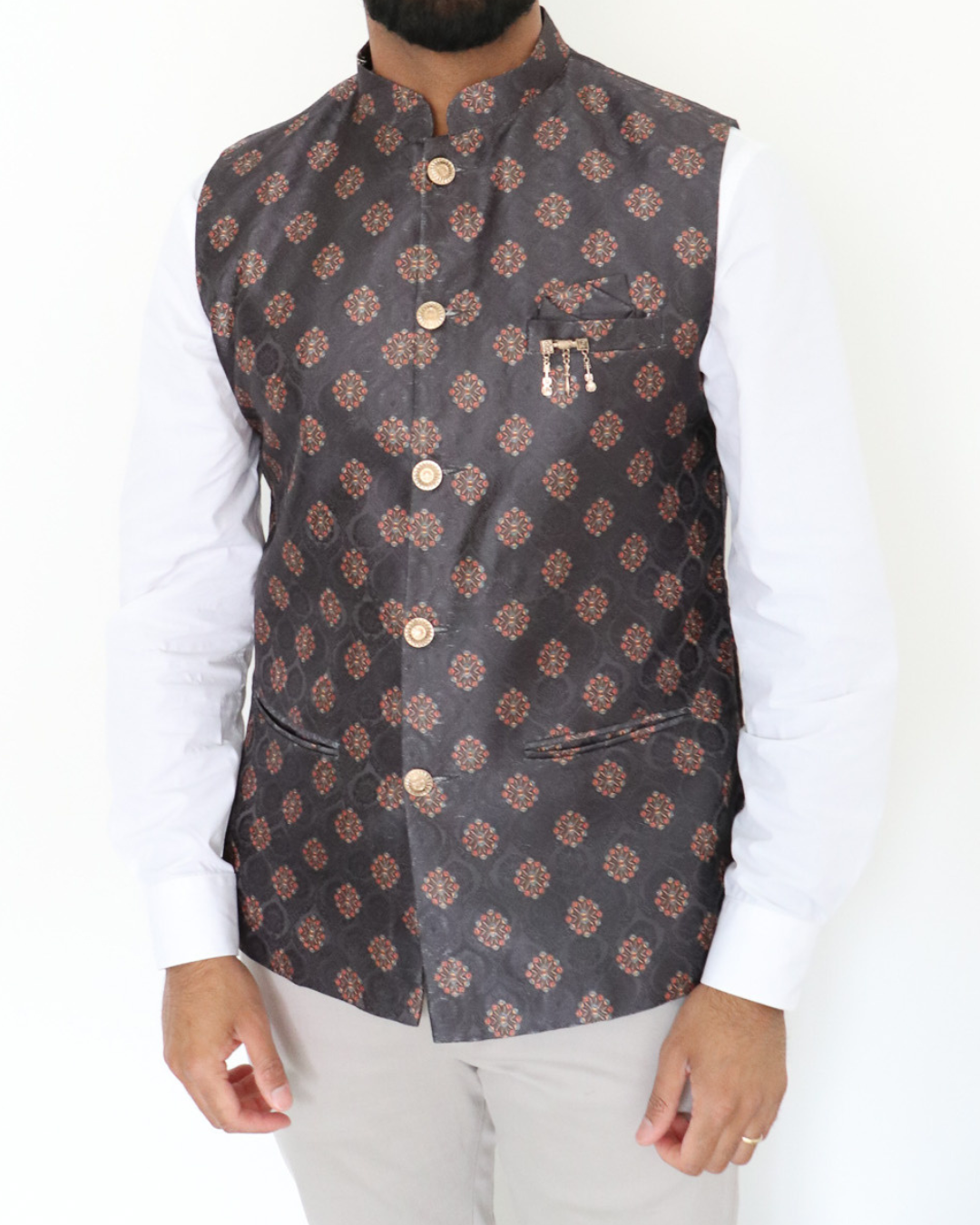 Imperial Black Nehru Jacket