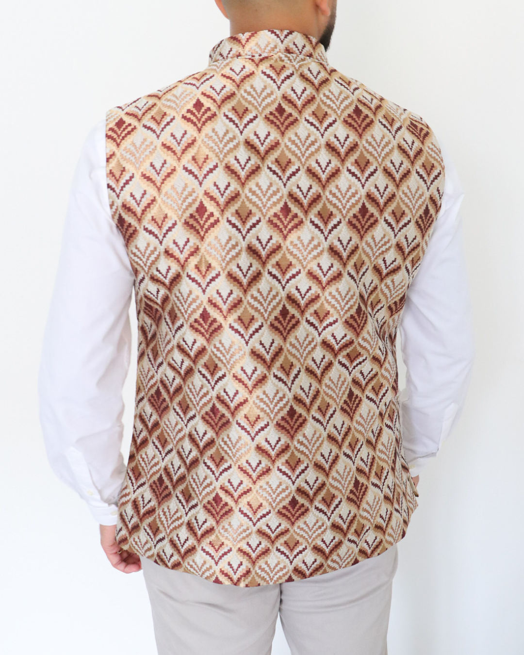 Twilight Copper Nehru Jacket