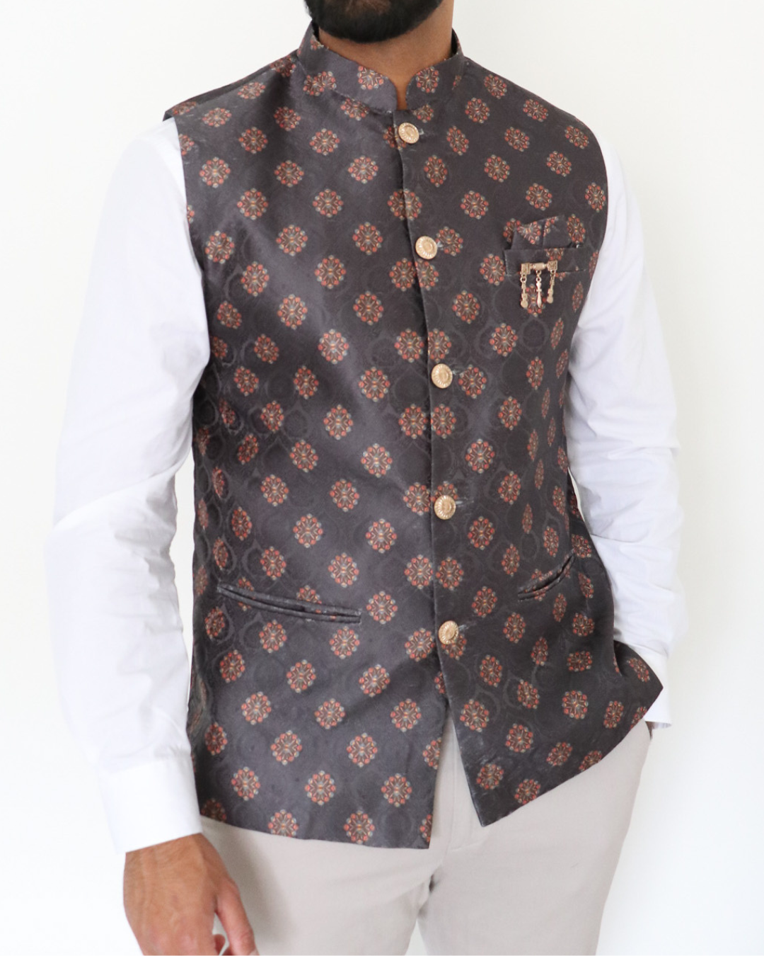 Imperial Black Nehru Jacket