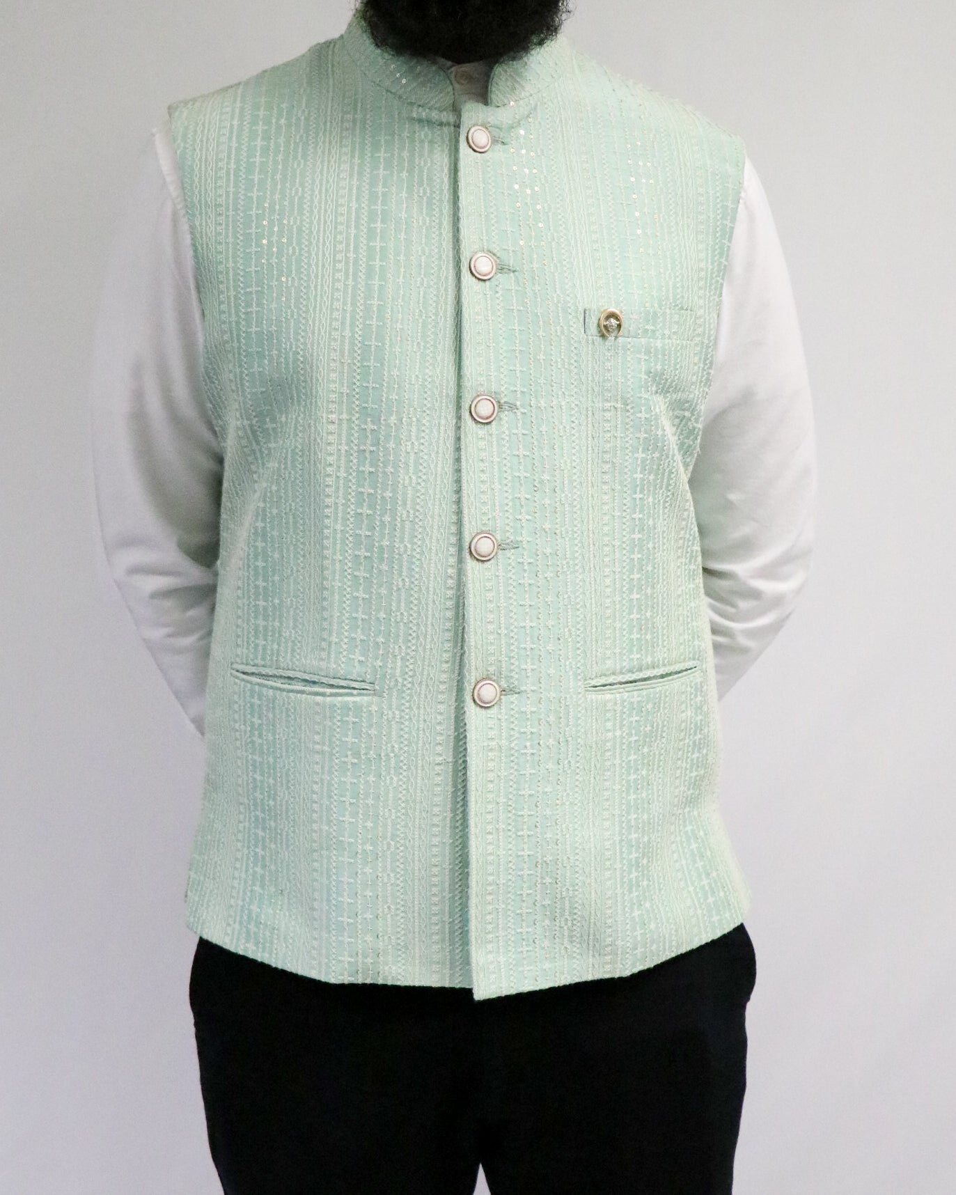 Regal Mint Nehru Jacket