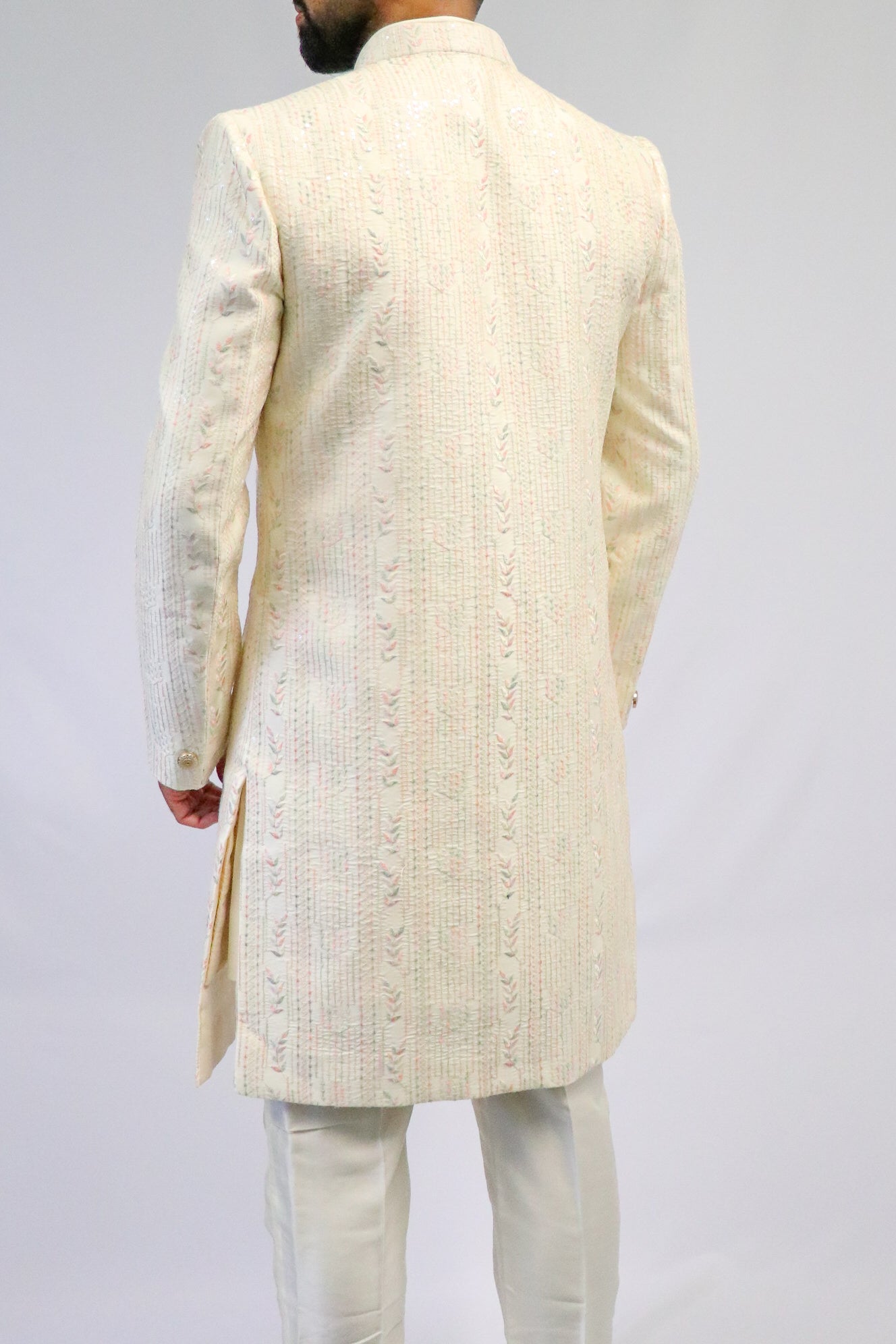 Pastel Paradise Three Piece Sherwani