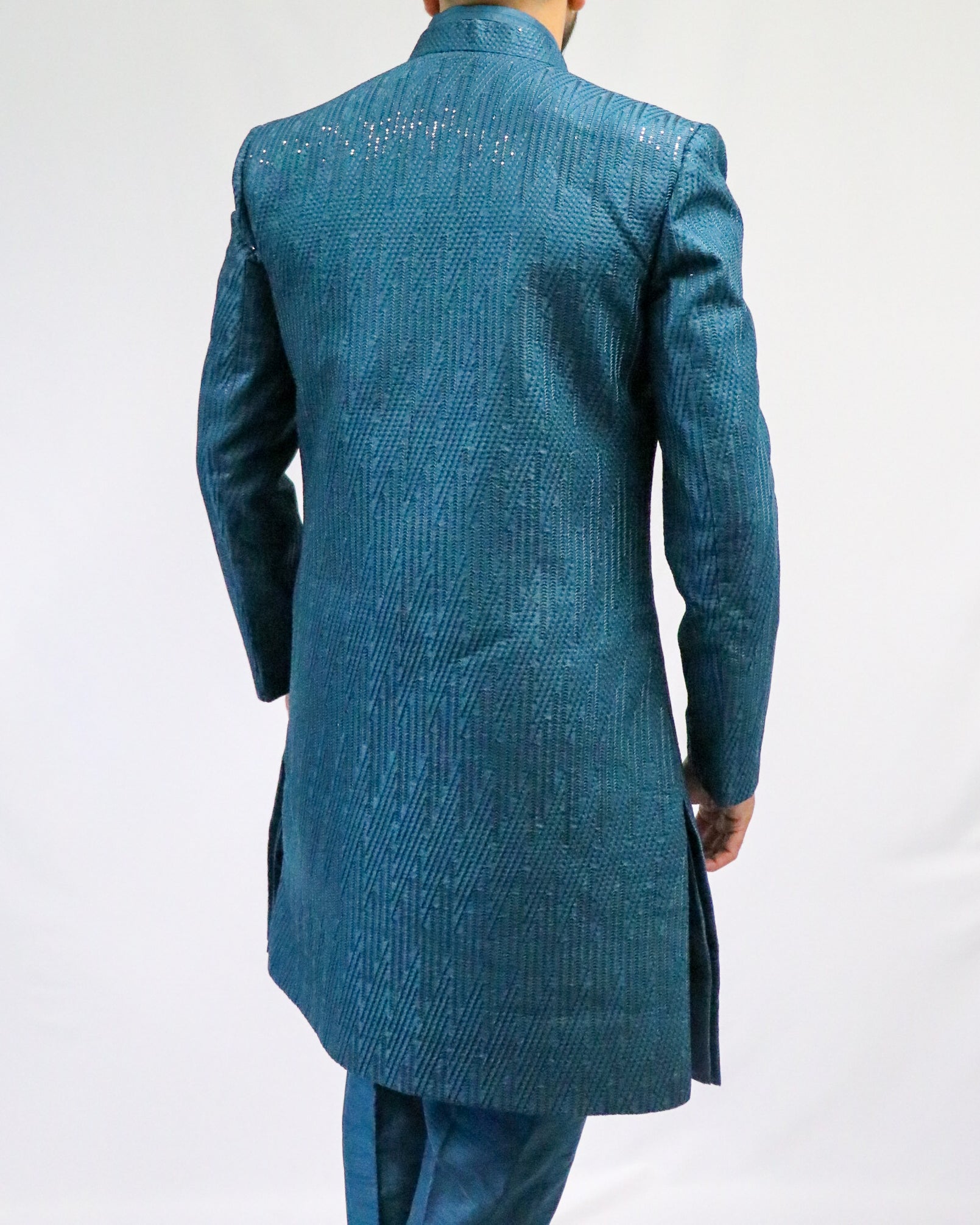 Emerald Three Piece Sherwani