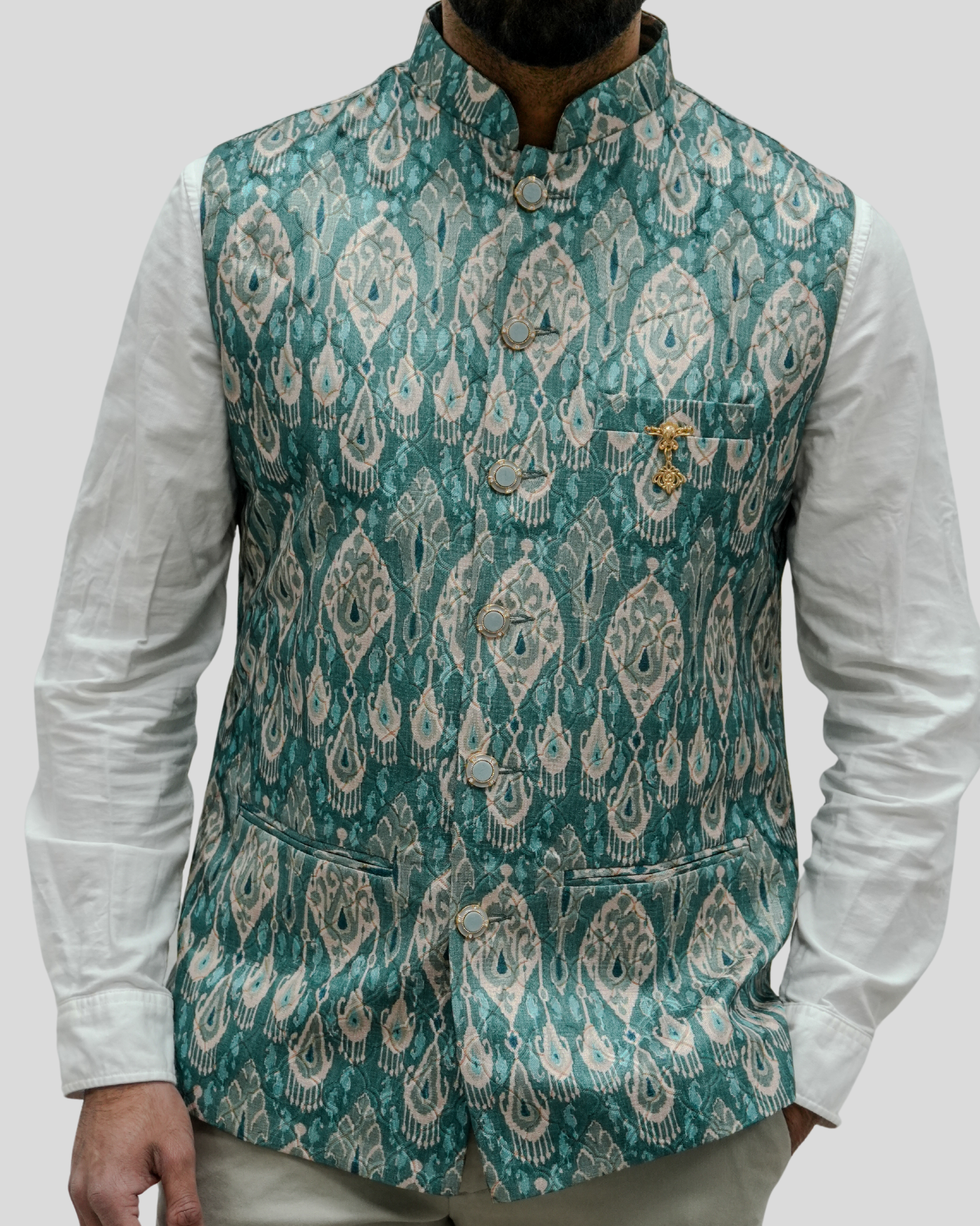 Regal Pine Nehru Jacket