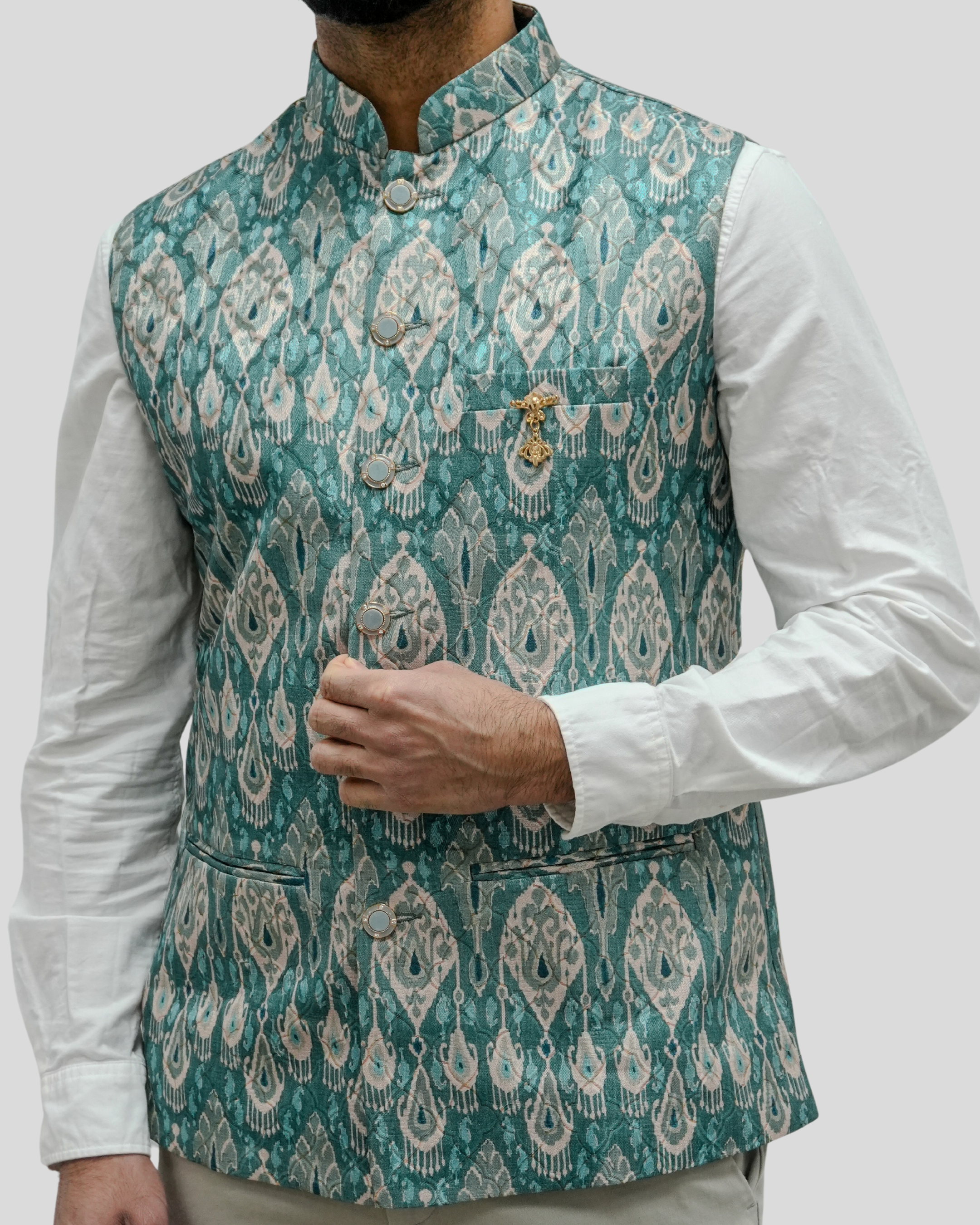 Regal Pine Nehru Jacket