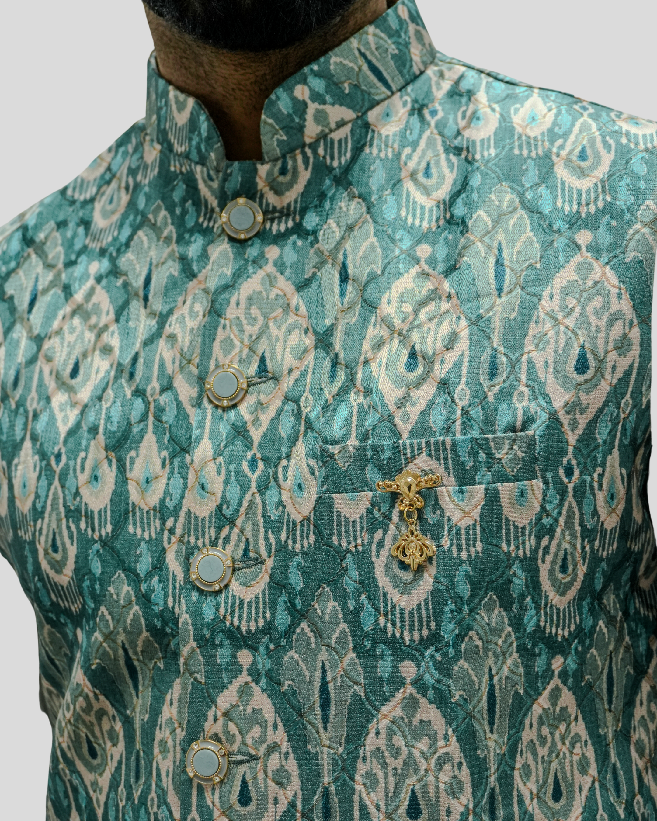 Regal Pine Nehru Jacket